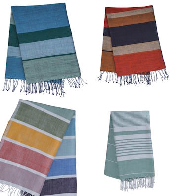 hand woven cotton towels